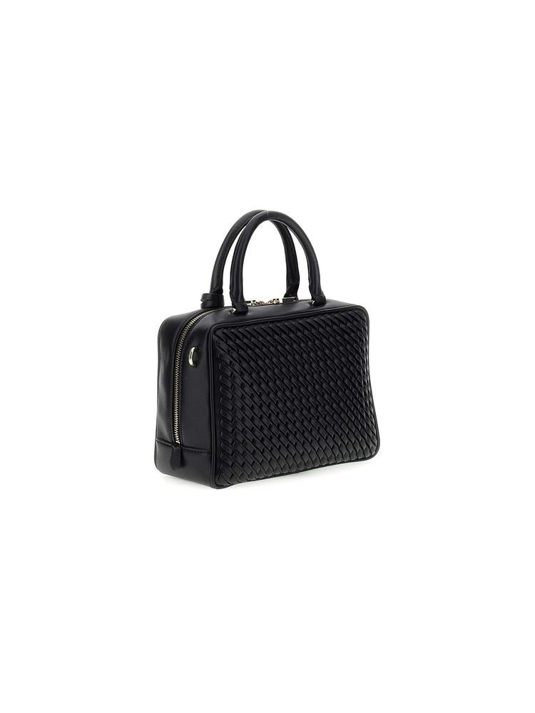Guess 100% Polyurethane top handle bag in black
