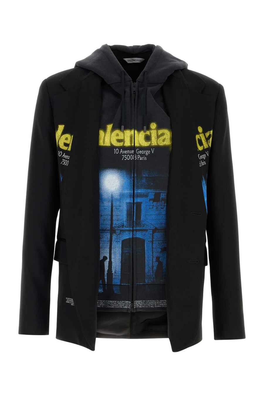 Balenciaga Normal Exterior: 100% Wool blazer in black