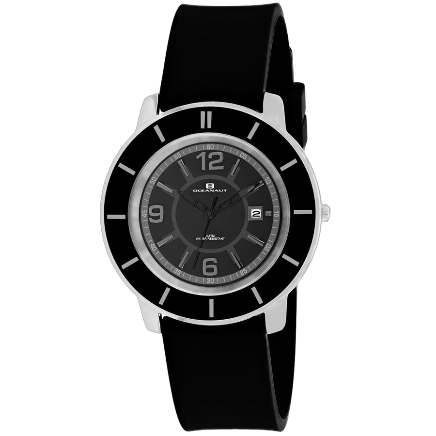 Oceanaut Stainless steel case watch in black