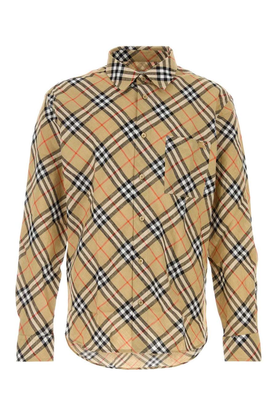 Embroidered Linen Shirt Sandipcheck Exterior: Camicie
