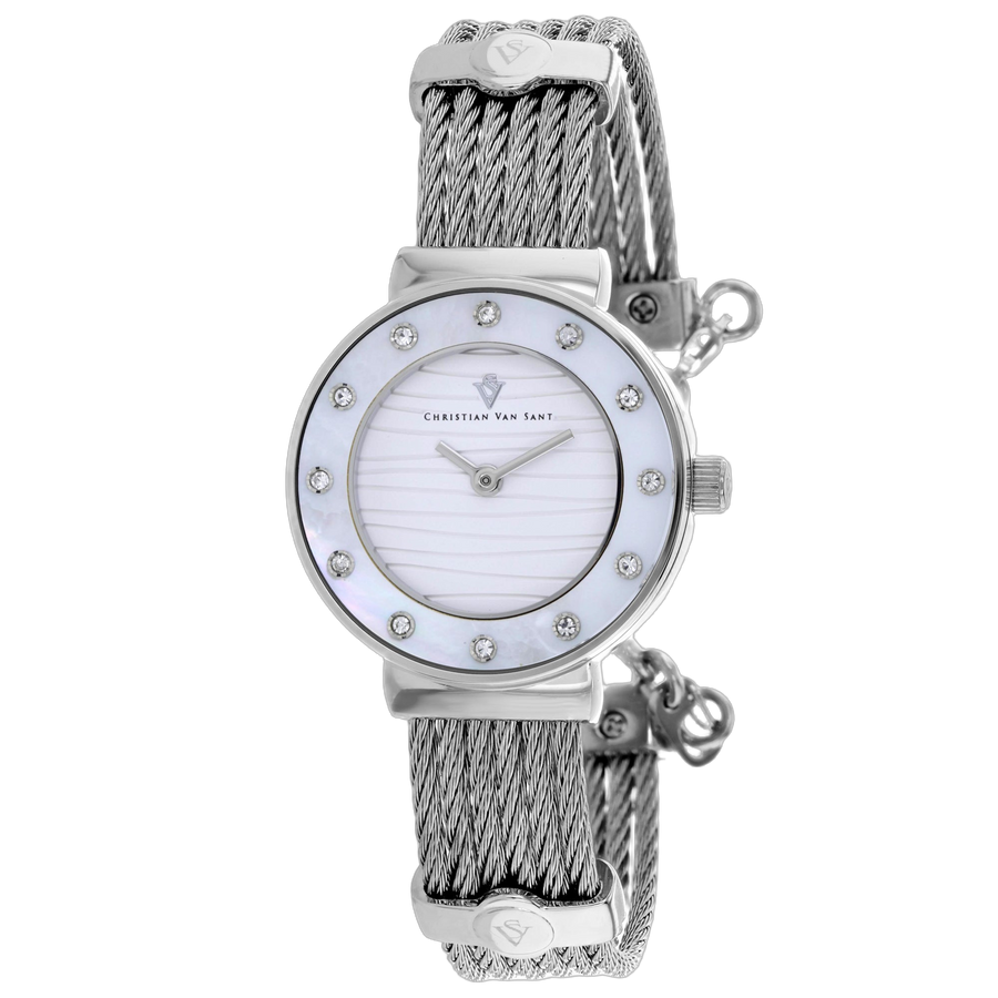 Christian Van Sant watch in silver