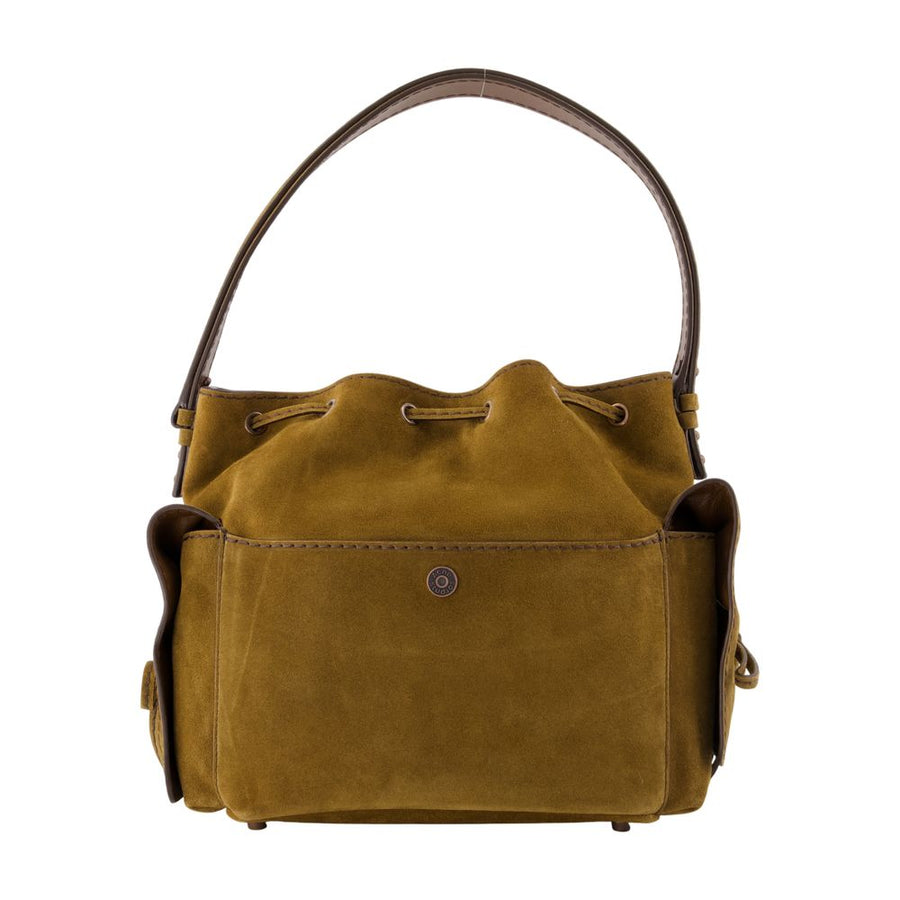 Acne Studios Calfskin shoulder bag in brown