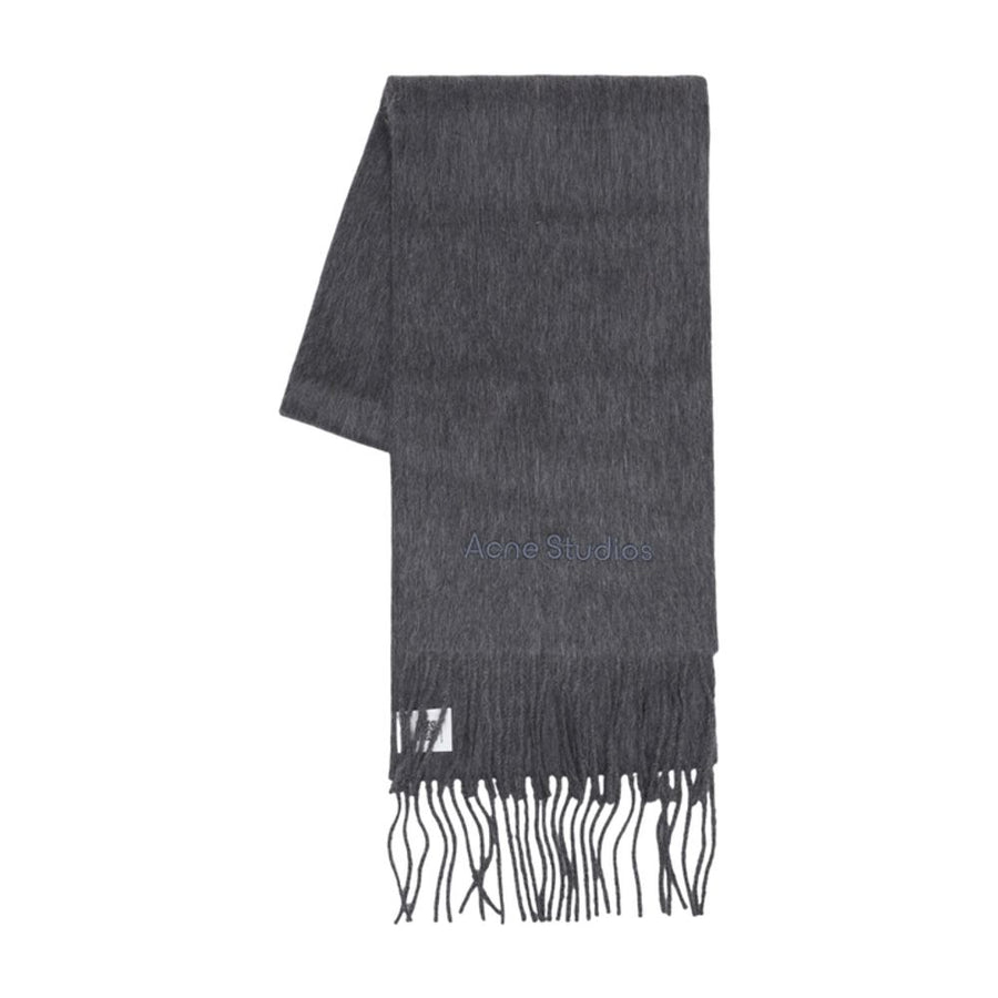 Acne Studios wool scarf in gray