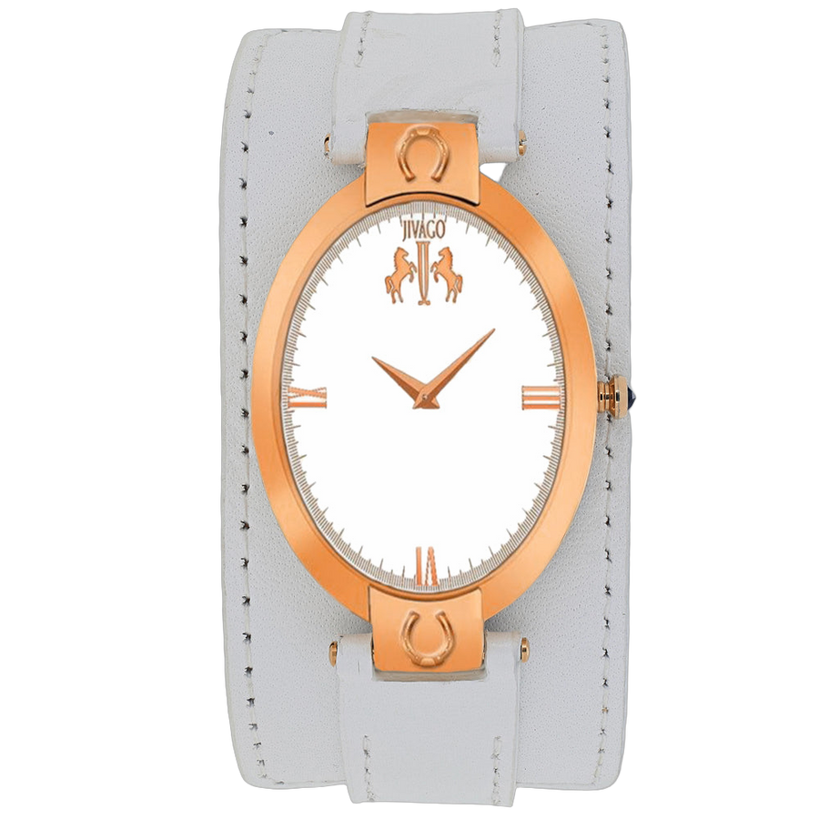 Jivago Stainless steel case watch in silver