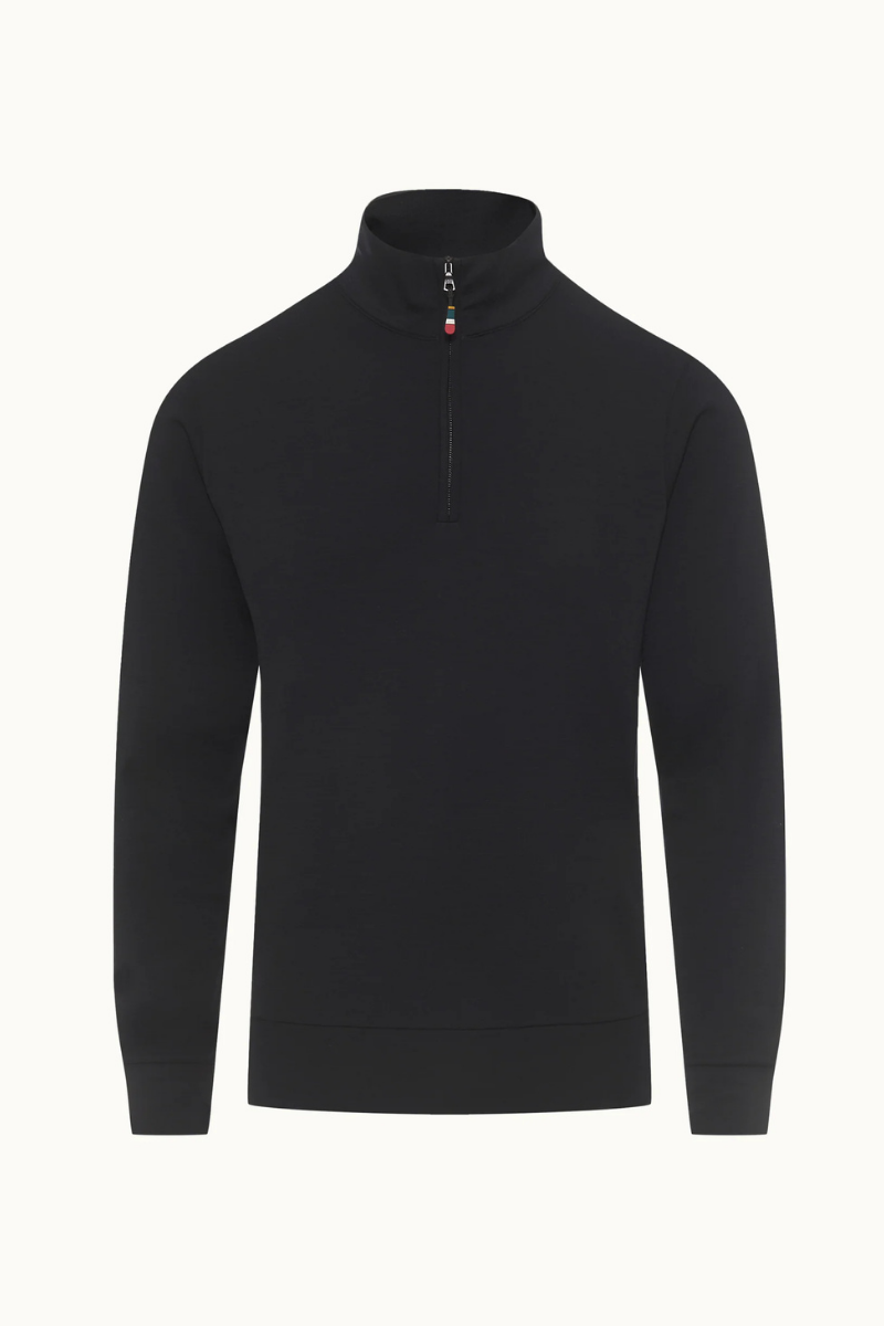 Orlebar Brown 69% Recycled Polyester sweatshirt in black