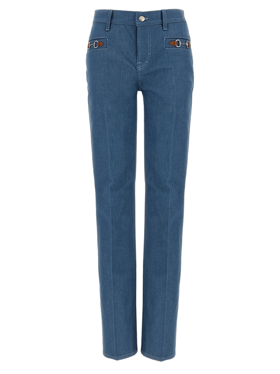 Gucci 100% Cotton jeans in blue