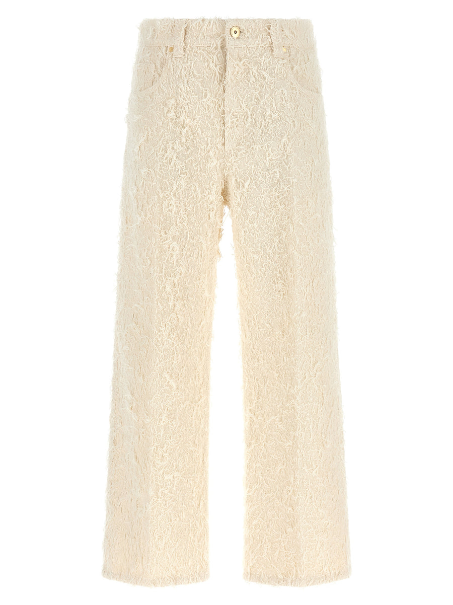 Brunello Cucinelli 100% Cotton trousers in beige