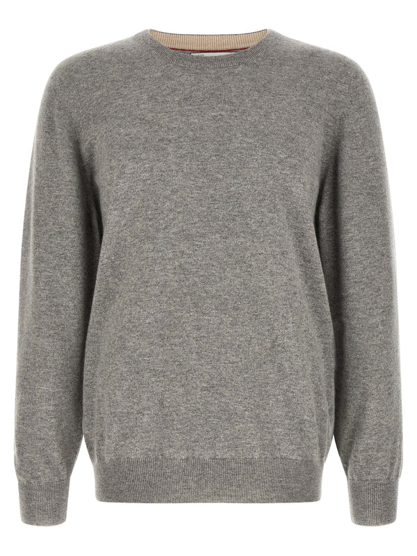 Brunello Cucinelli Pure cashmere sweater in gray