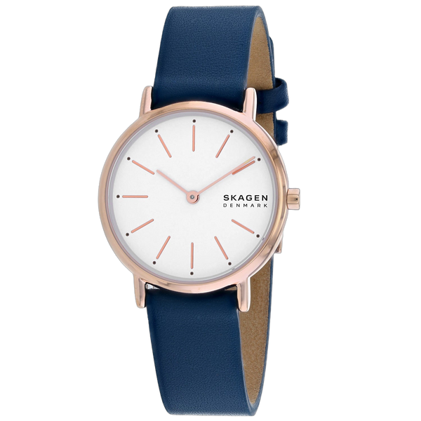Skagen Stainless steel case watch in white
