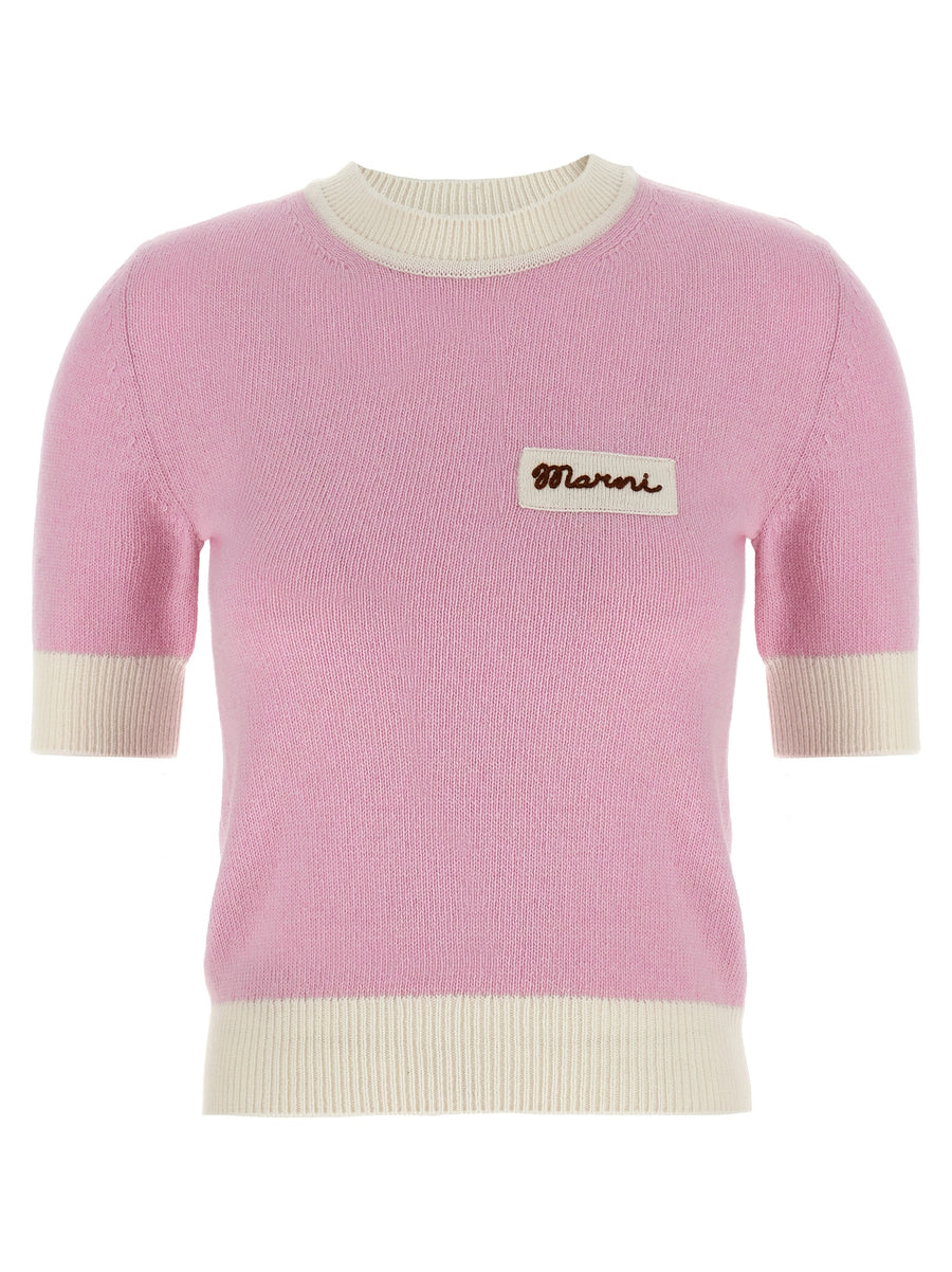 Marni 80% wool sweater in pink