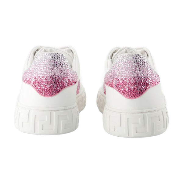Versace Silk sneaker in white