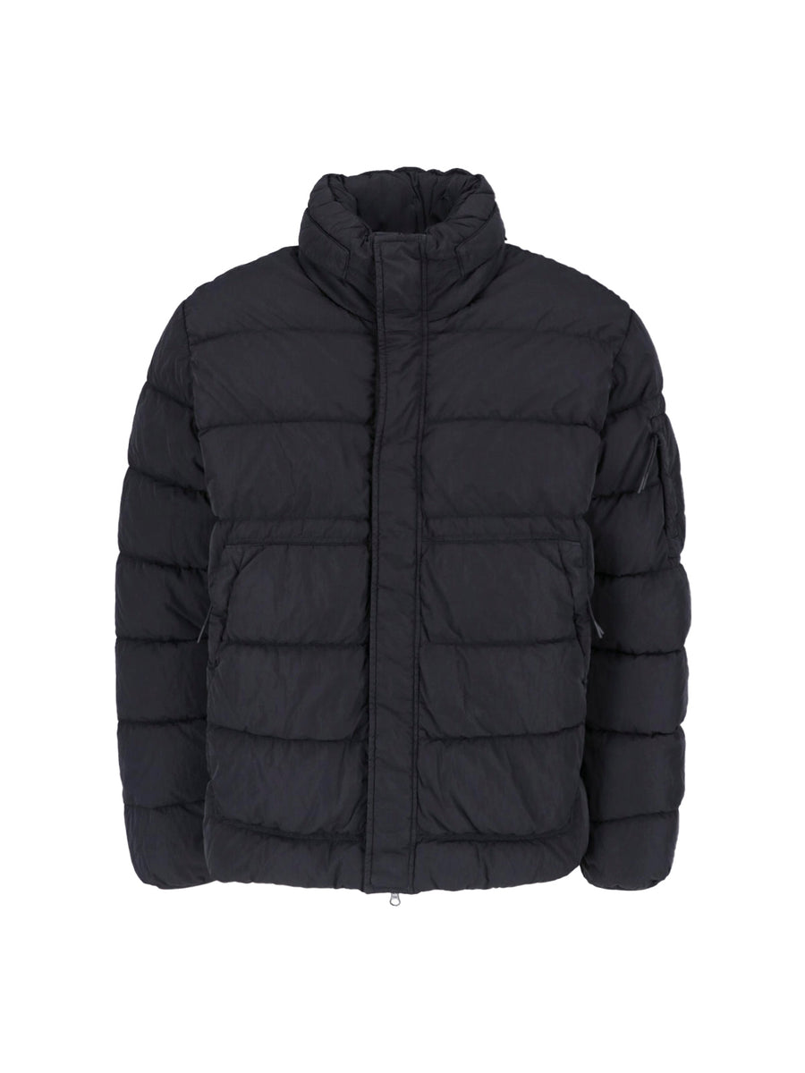 C.P. Company 100% Polyamide down jacket in black