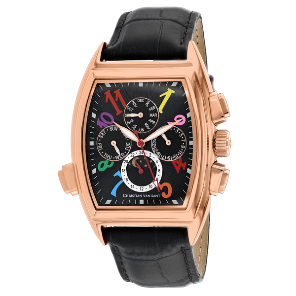 Christian Van Sant Stainless steel case watch in rose gold