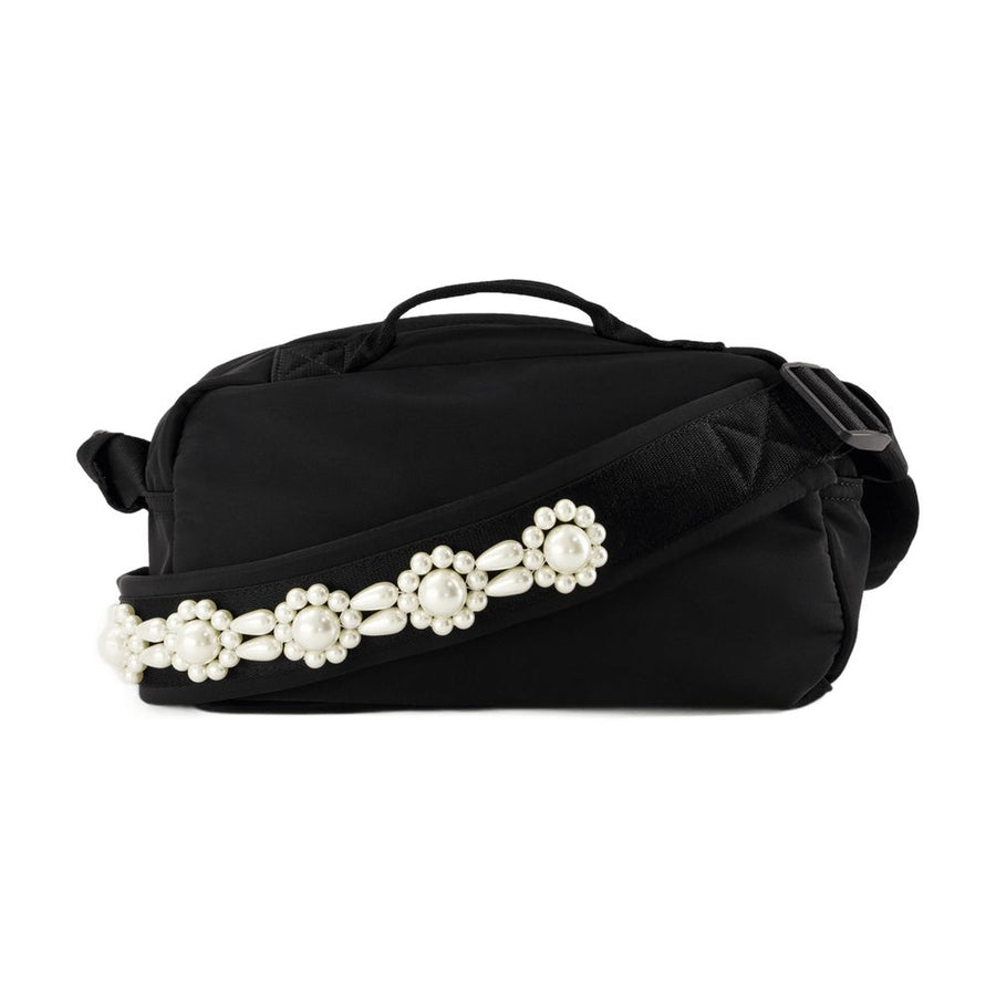 Simone Rocha Nylon crossbody bag in black