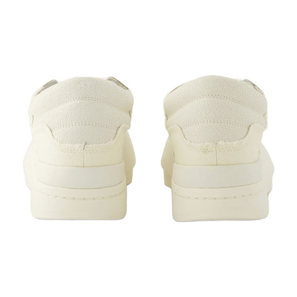Y-3 Leather sneaker in white