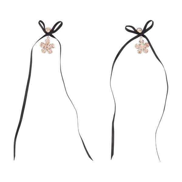 Simone Rocha synthetic pearls earrings in pink