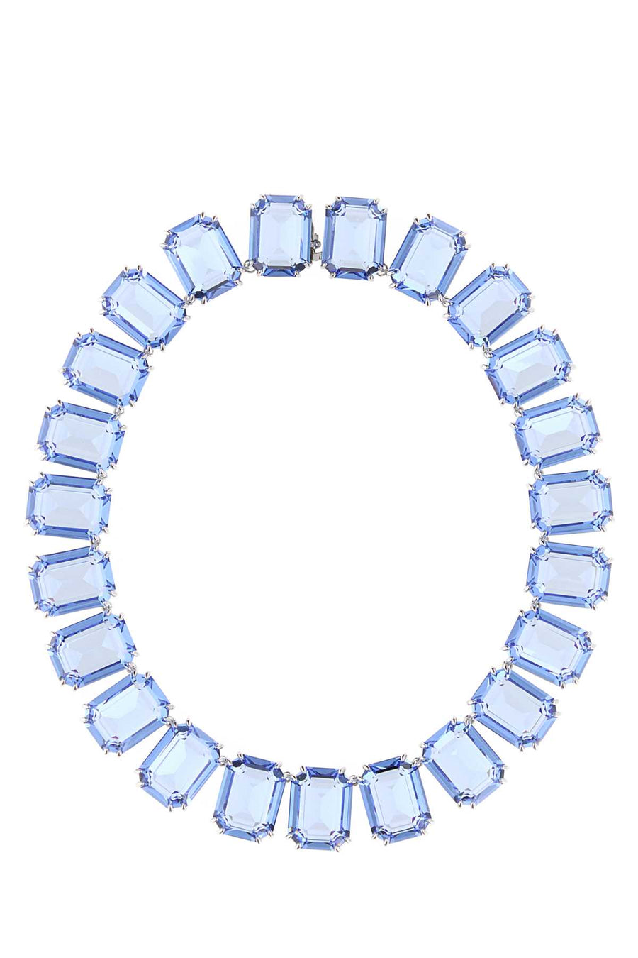 Swarovski Metal Finishing color: Silver necklace in blue