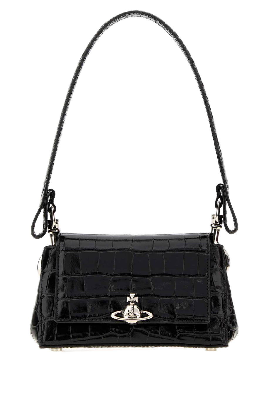 Black Leather Small Hazel Shoulder Bag Borse A Mano