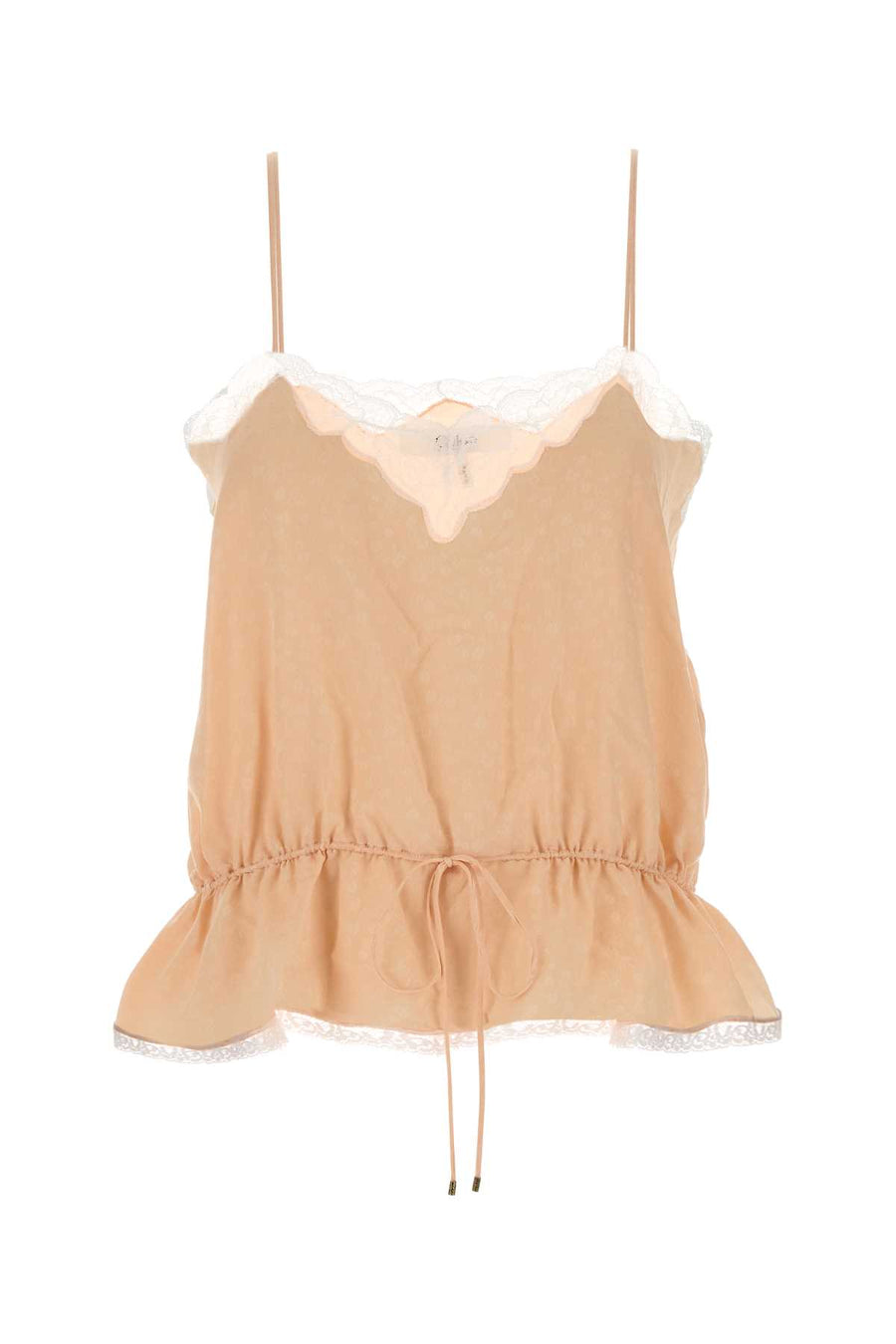 Chloé 100% Silk tank top in pink