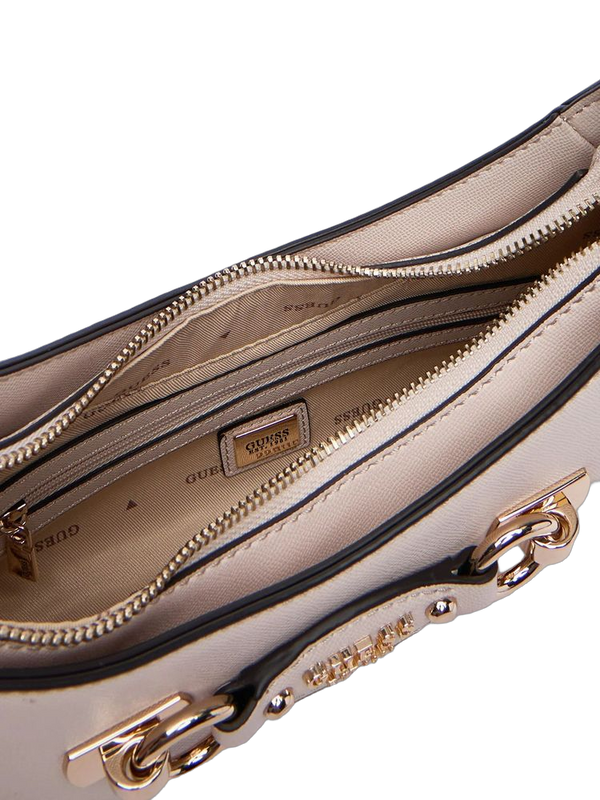 Guess 100% Polyurethane shoulder bag in beige