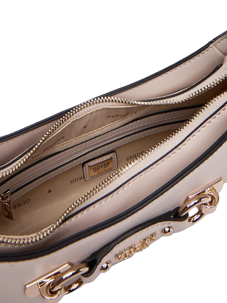 Guess 100% Polyurethane shoulder bag in beige