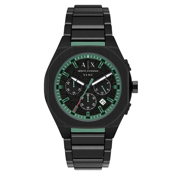 Armani Exchange watch in black