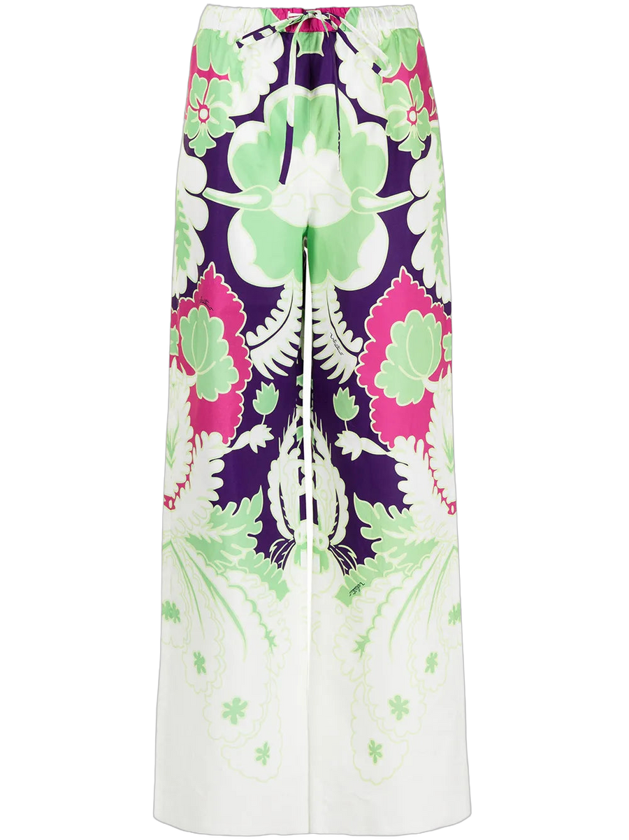 Valentino Cotton trousers in white