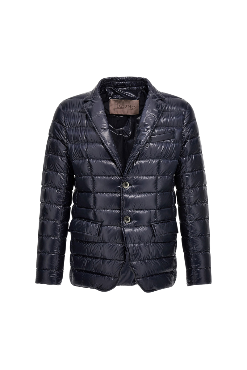 Herno 100% PA (Polyamide/Nylon) down jacket in black