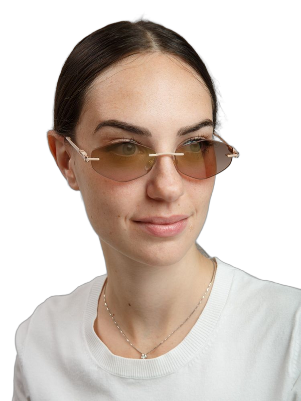 Furla SFUB28 Metal frame sunglasses in beige