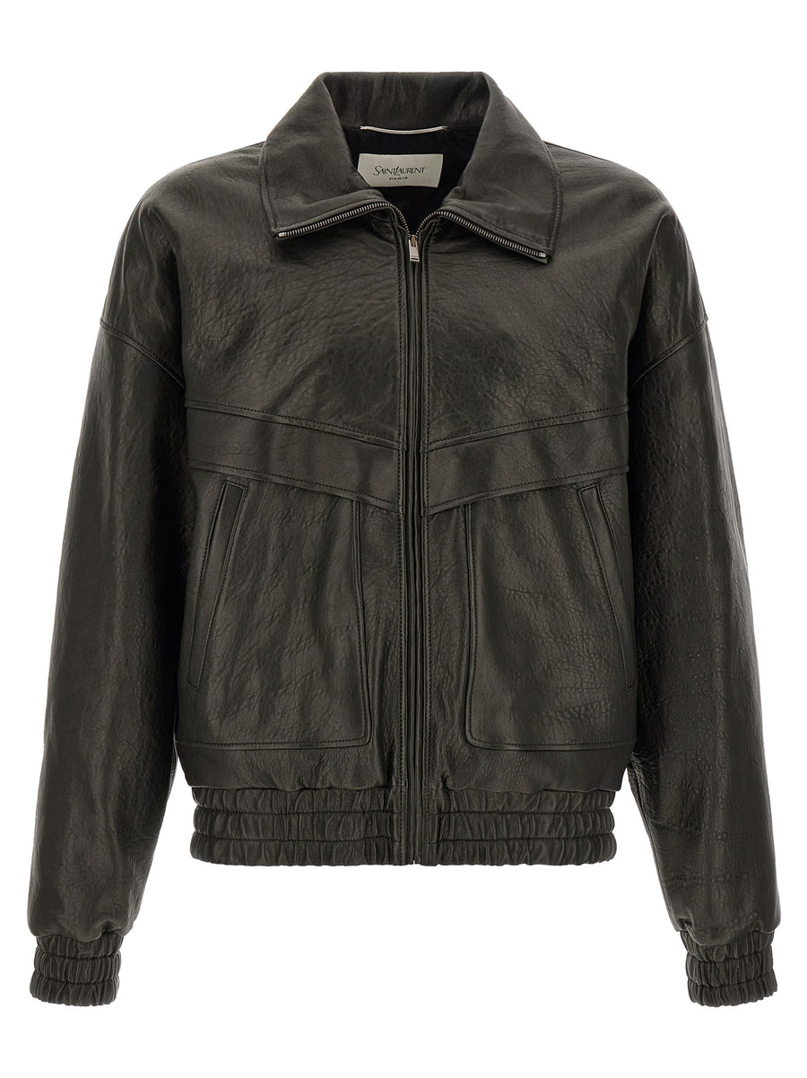 Black Lamb Leather Jacket Clothing