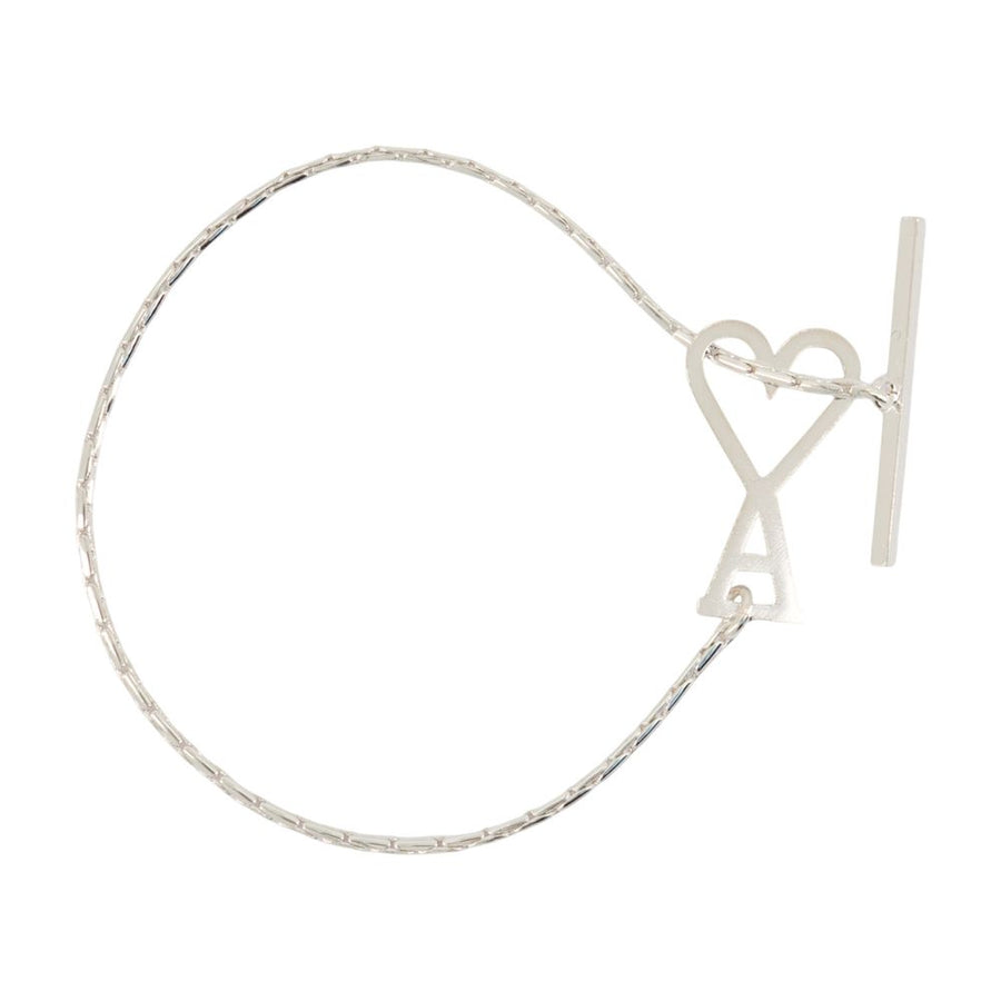 AMI Paris metal bracelet in silver