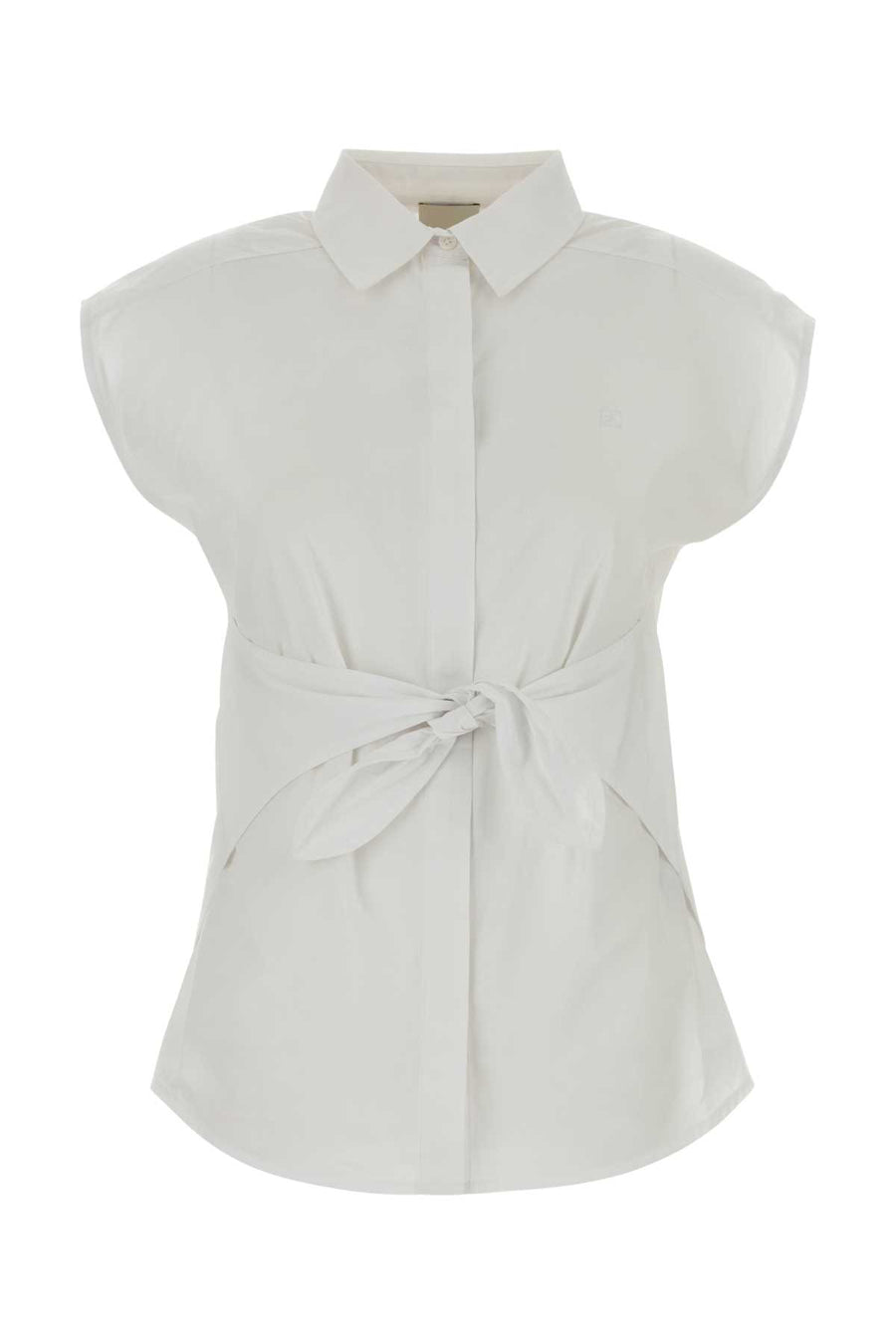 White Poplin Shirt Brilliantwhite Exterior: Cotton T-shirt