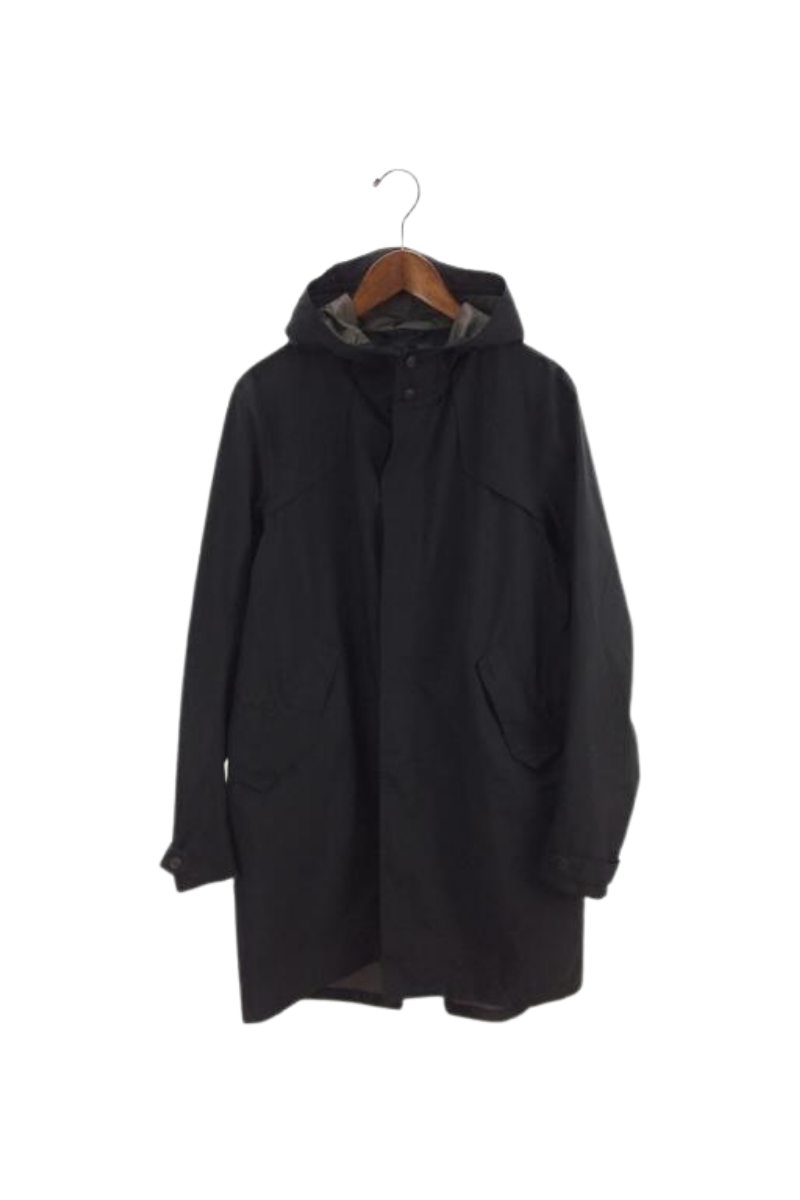 Herno 100% Polyester coat in black