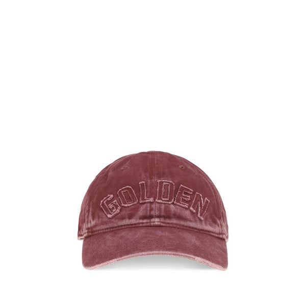 Golden Goose GOGUP02837P00273440233BB 100% Cotton baseball cap in bordeaux