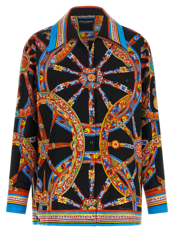 Dolce & Gabbana 100% cotton shirt in multicolor