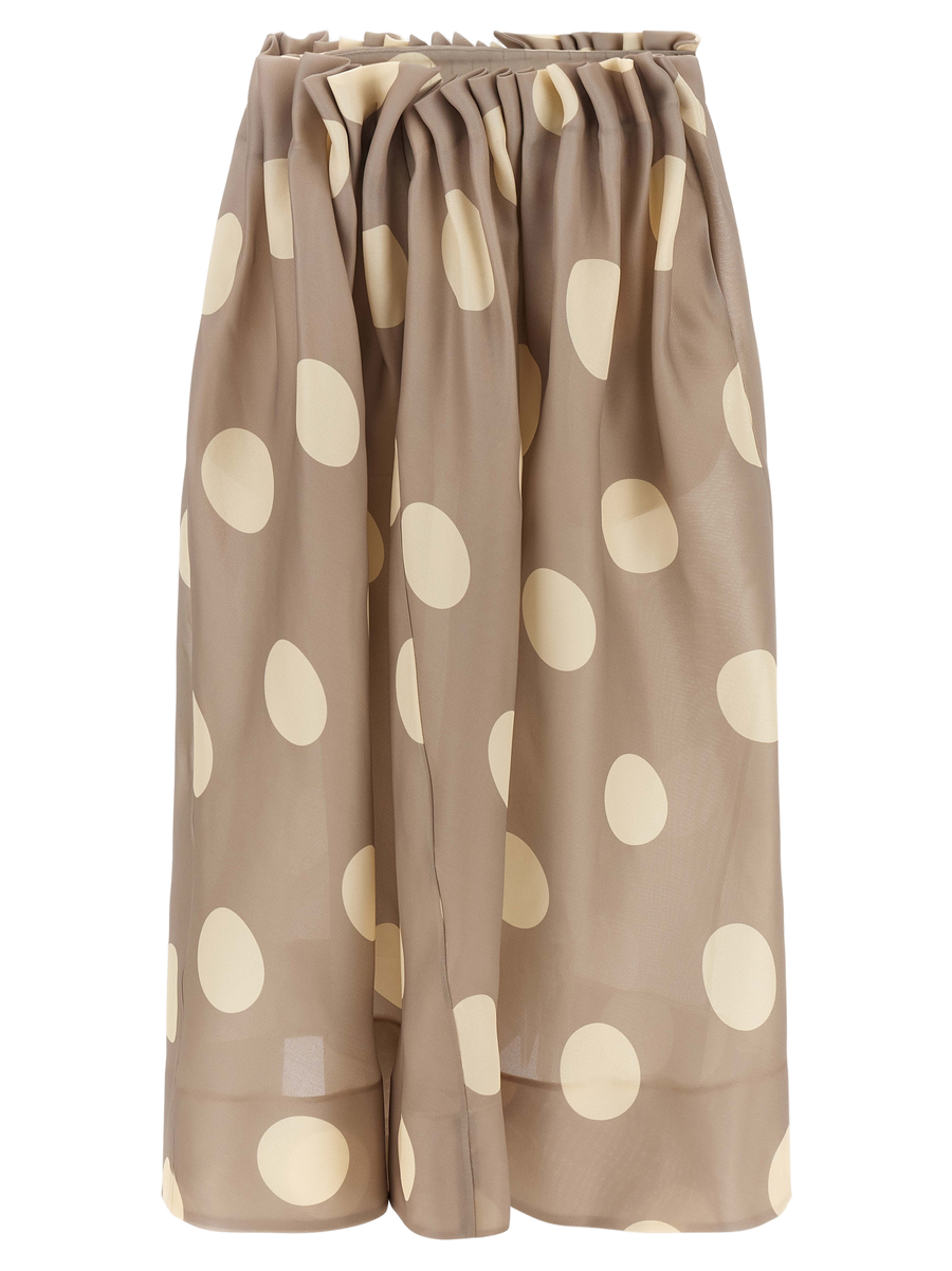 Khaite 100% Silk skirt in gray