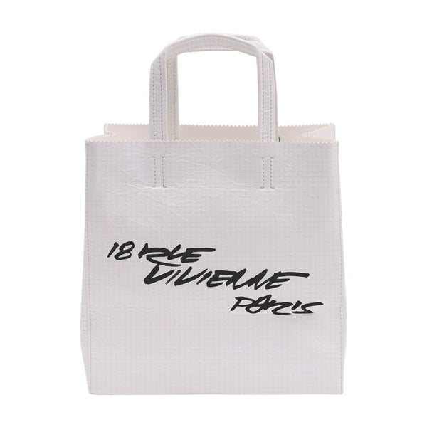 Kenzo Leather tote bag in white
