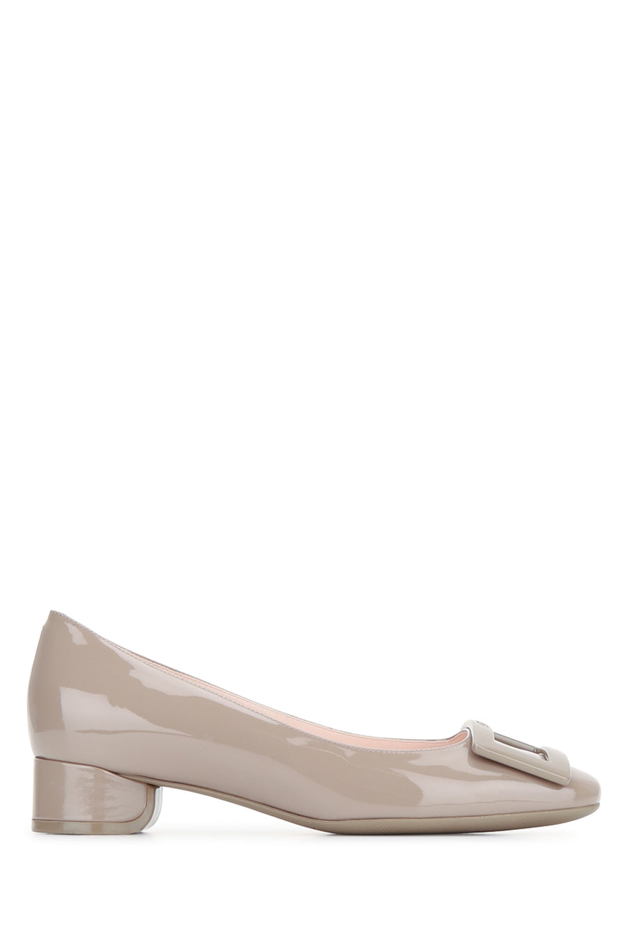 Roundy Lacquered Decollette 25 Daino Leather / Sole: Calf Scarpe Con Tacco