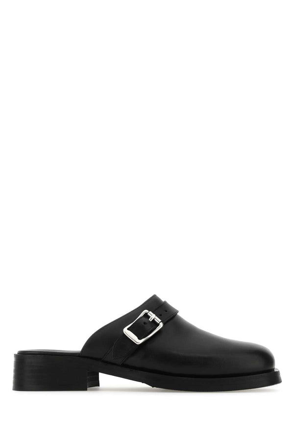 Our Legacy Mule Exterior: 100% Leather slipper in black