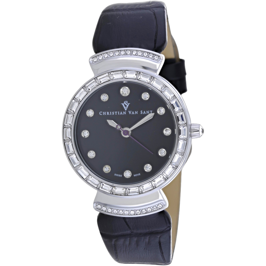 Christian Van Sant watch in black