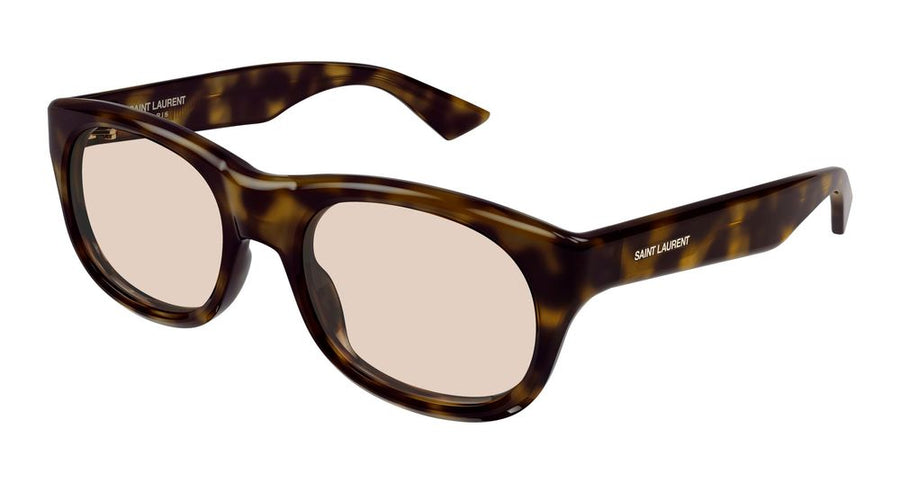 Sunglasses Saint Laurent Sl 815 Romy 009 Havana Yellow 56-20-145 Acetate