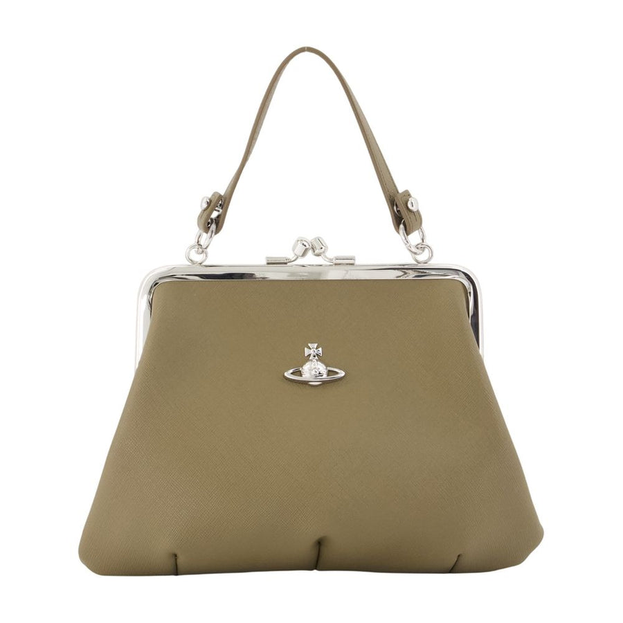 Granny Frame Purse - Vivienne Westwood Synthetic Khaki Bags / Handbags-purses