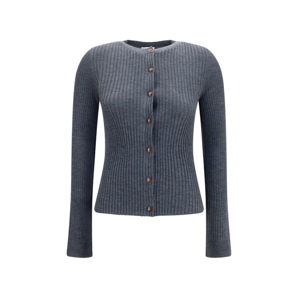 Burberry 100% Cashmere cardigan in gray