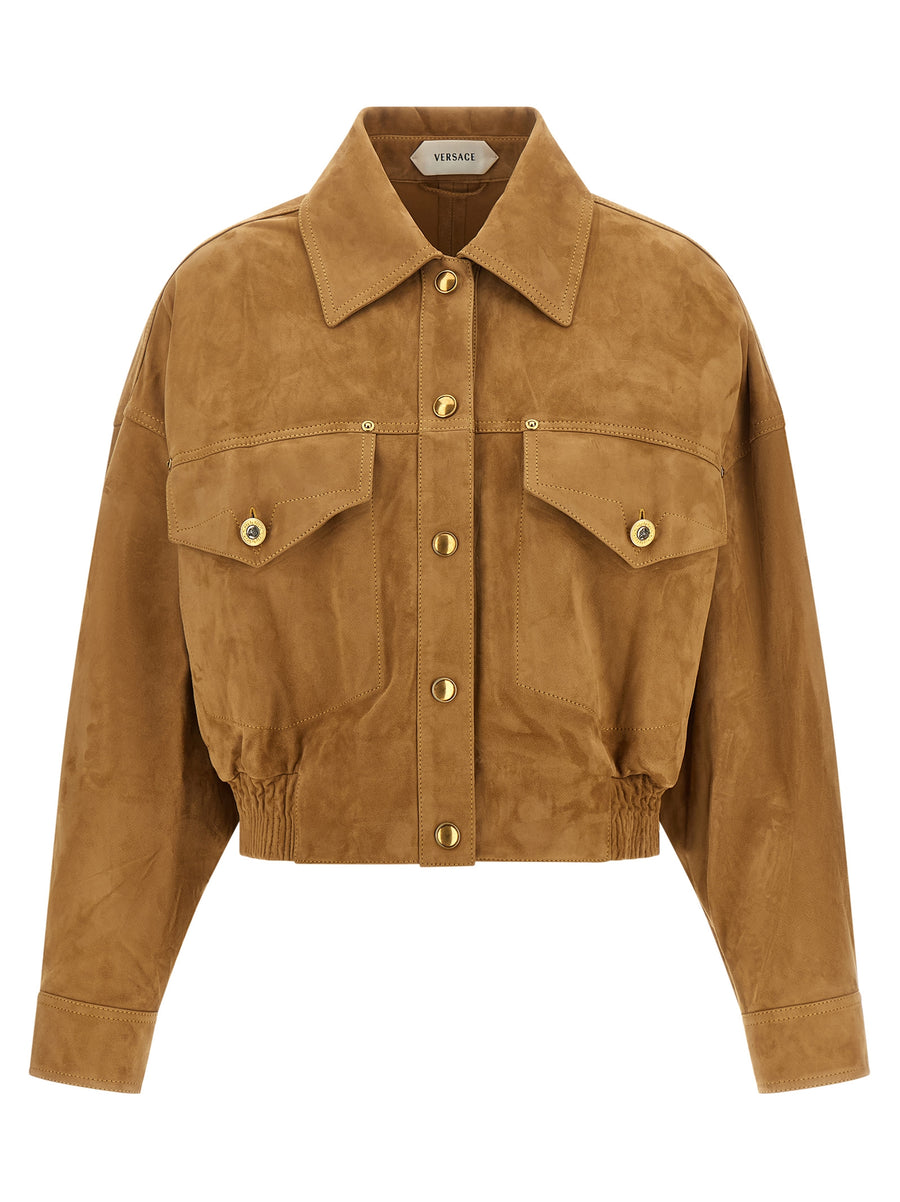 Brown Lamb Leather Jacket Clothing