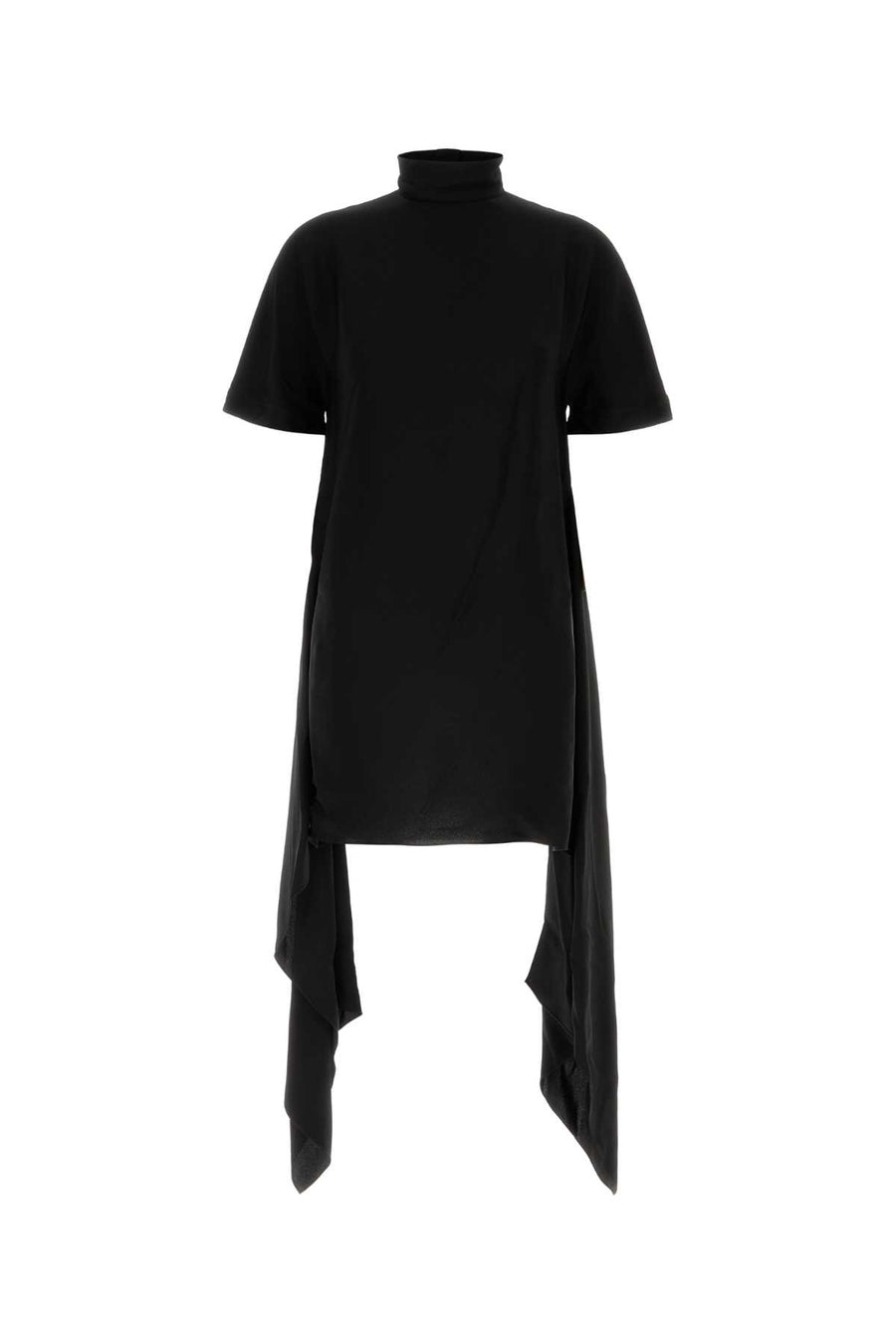 Black Jersey Mini Dress Noiralaia Exterior: Viscose Abiti