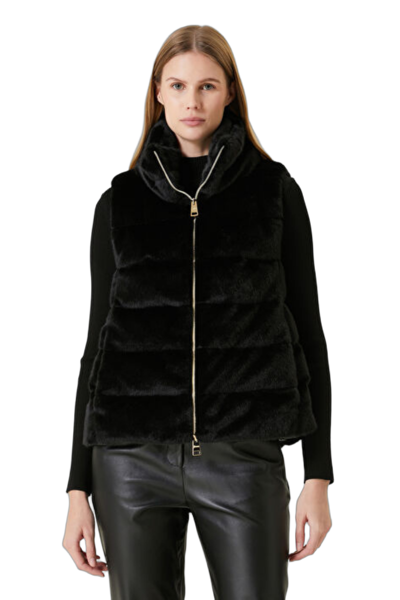 Herno vest in black