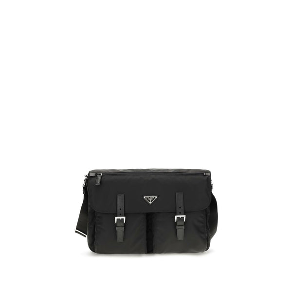 Prada 100% Polyamide shoulder bag in black