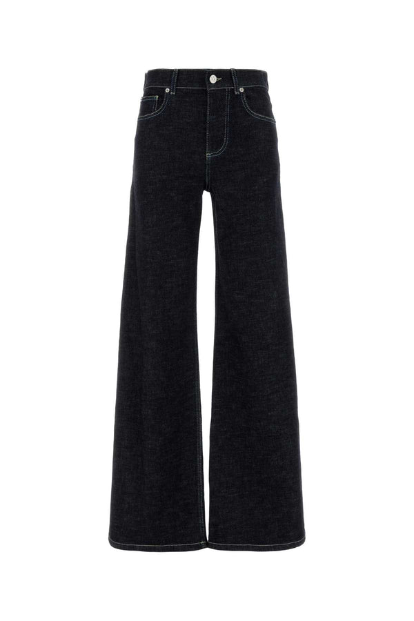 Blue Stretch Denim Jeans Blublack Exterior: Cotton Elastane