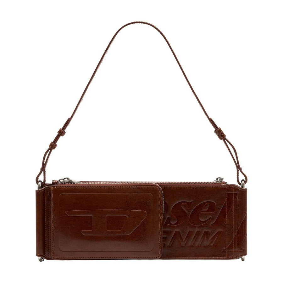 Diesel Synthetic leather shoulder bag in brown