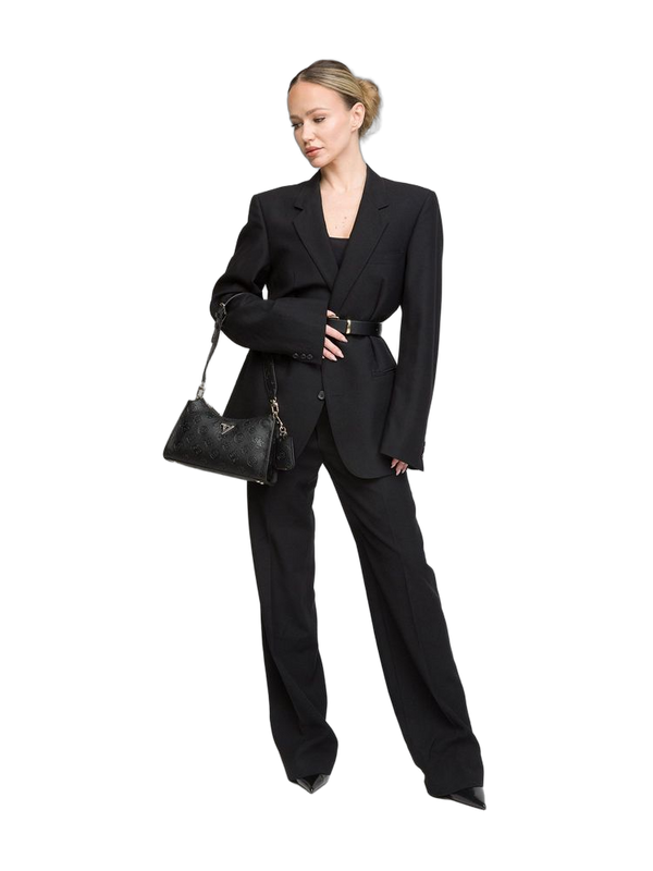 Guess 100% Polyurethane shoulder bag in black